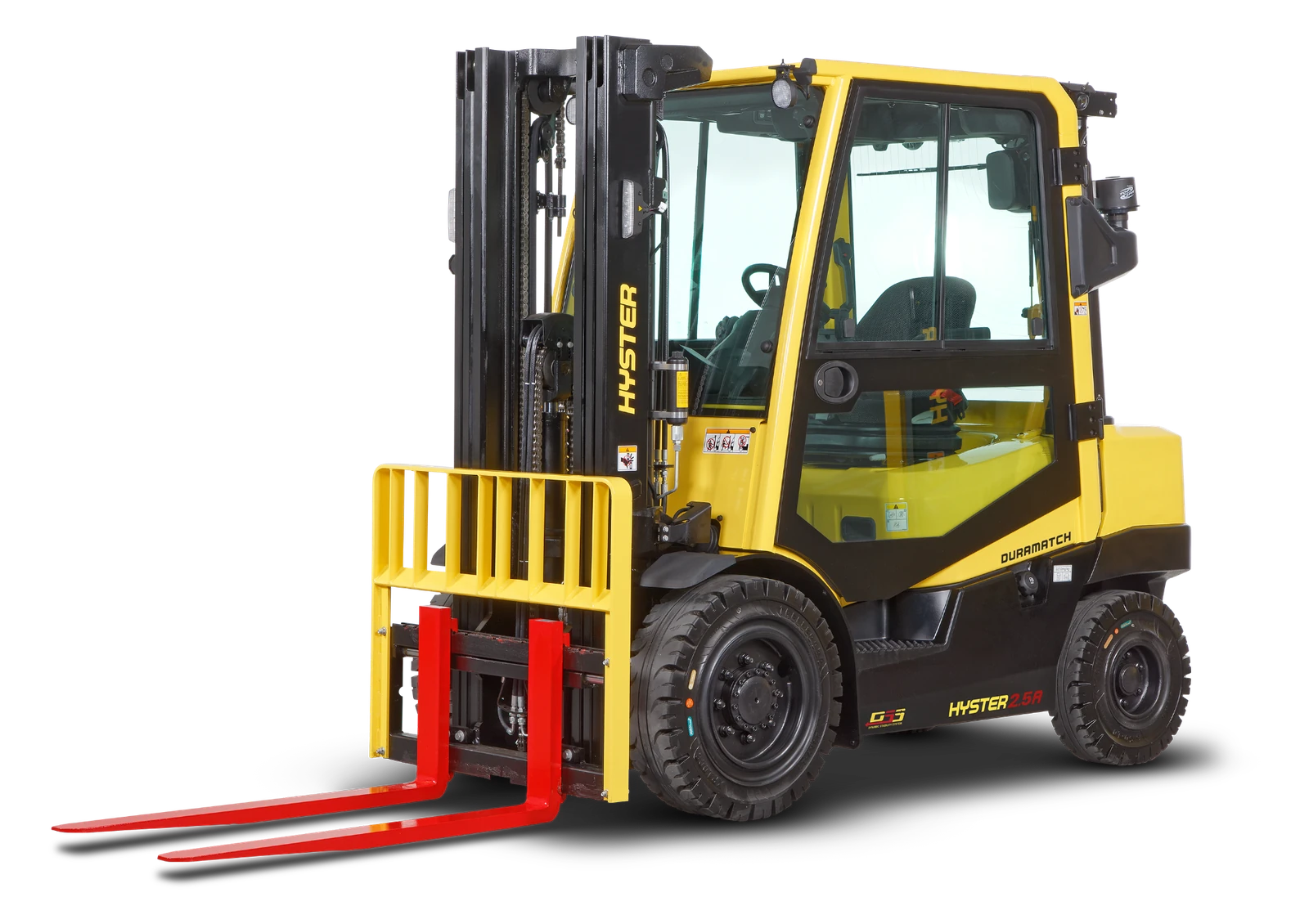 Hyster A Series Duramatch zárt kabinos kivitel, elölnézet